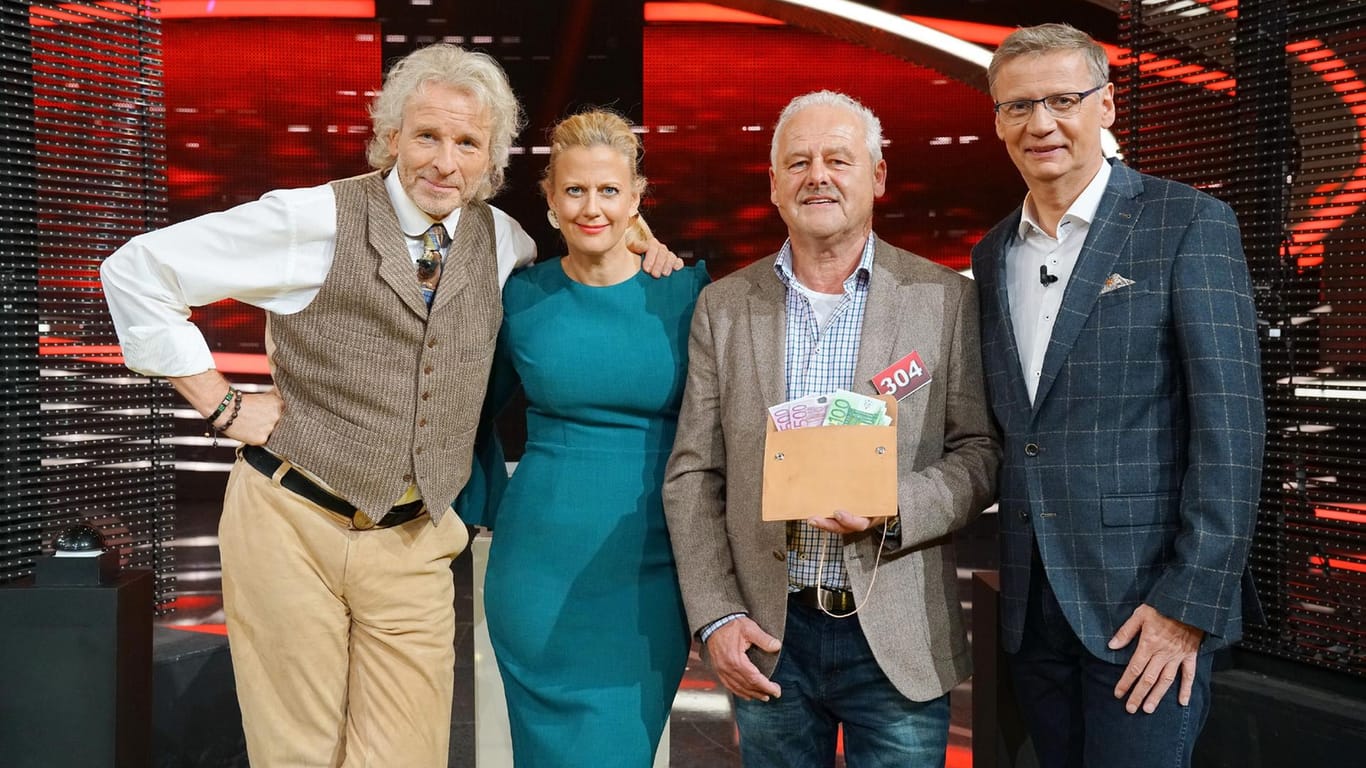 "Die 2 – Gottschalk & Jauch gegen alle": Die Promis siegten am Freitag gegen den Kandidaten Detlef Klein.