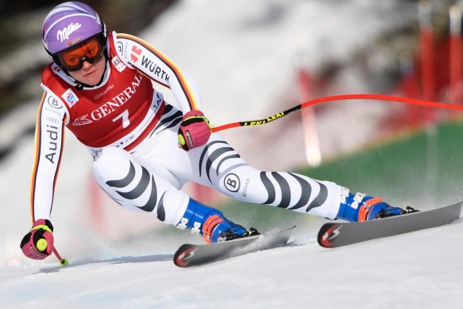 Viktoria Rebensburg beim Weltcup in Lake Louise.