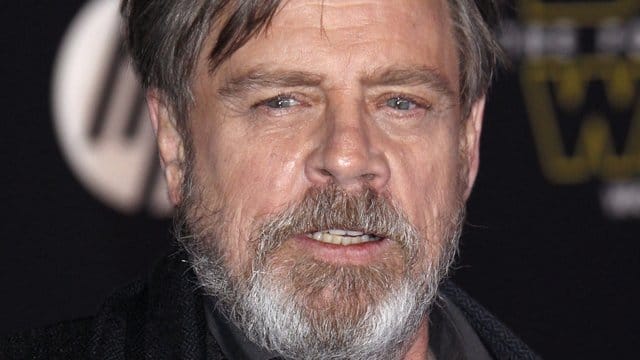 Der US-Schauspieler Mark Hamill zeigt Humor.