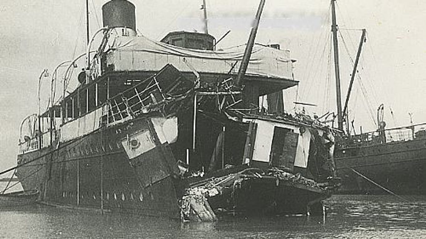 Angriff mit Folgen: Die Attacke von "UB 29" auf die britische Fähre "Sussex" löste 1916 eine schwere Krise mit den USA aus.