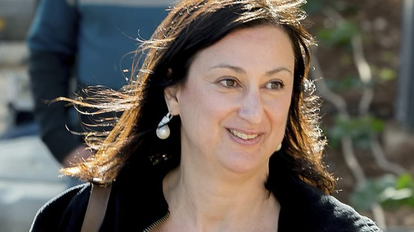 Die Journalistin Daphne Caruana Galizia war im Oktober bei einem Autobombenanschlag getötet worden.