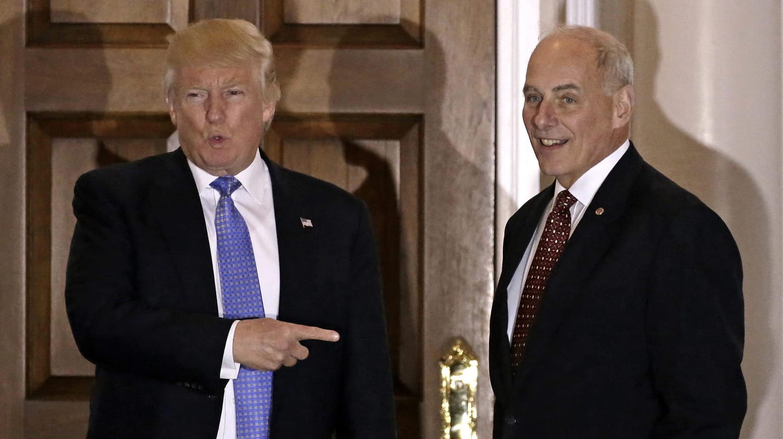 US-Präsident Donald Trump neben Ex-General John Kelly.