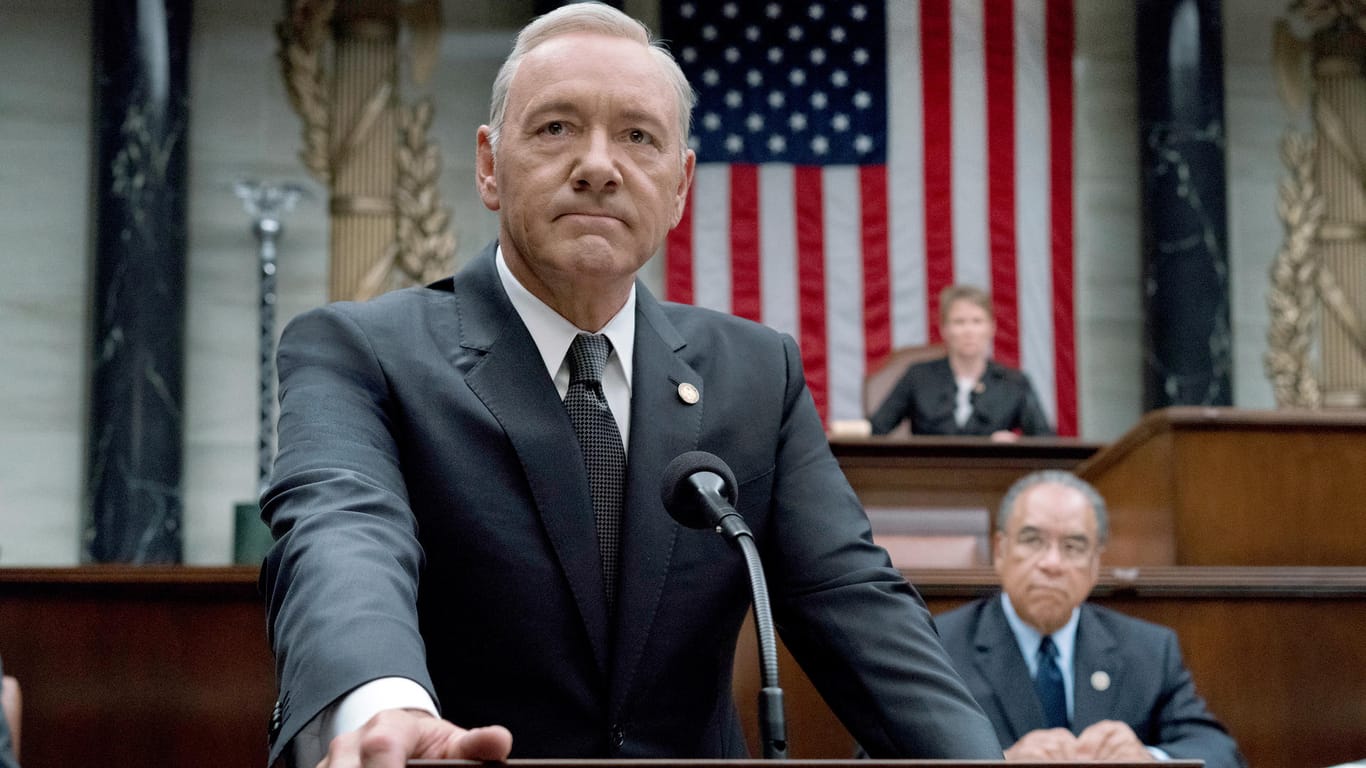 Schauspieler Kevin Spacey als US-Präsident Frank Underwood: Die finale Staffel von "House of Cards" soll ohne den gefallenen Hollywood-Star auskommen.