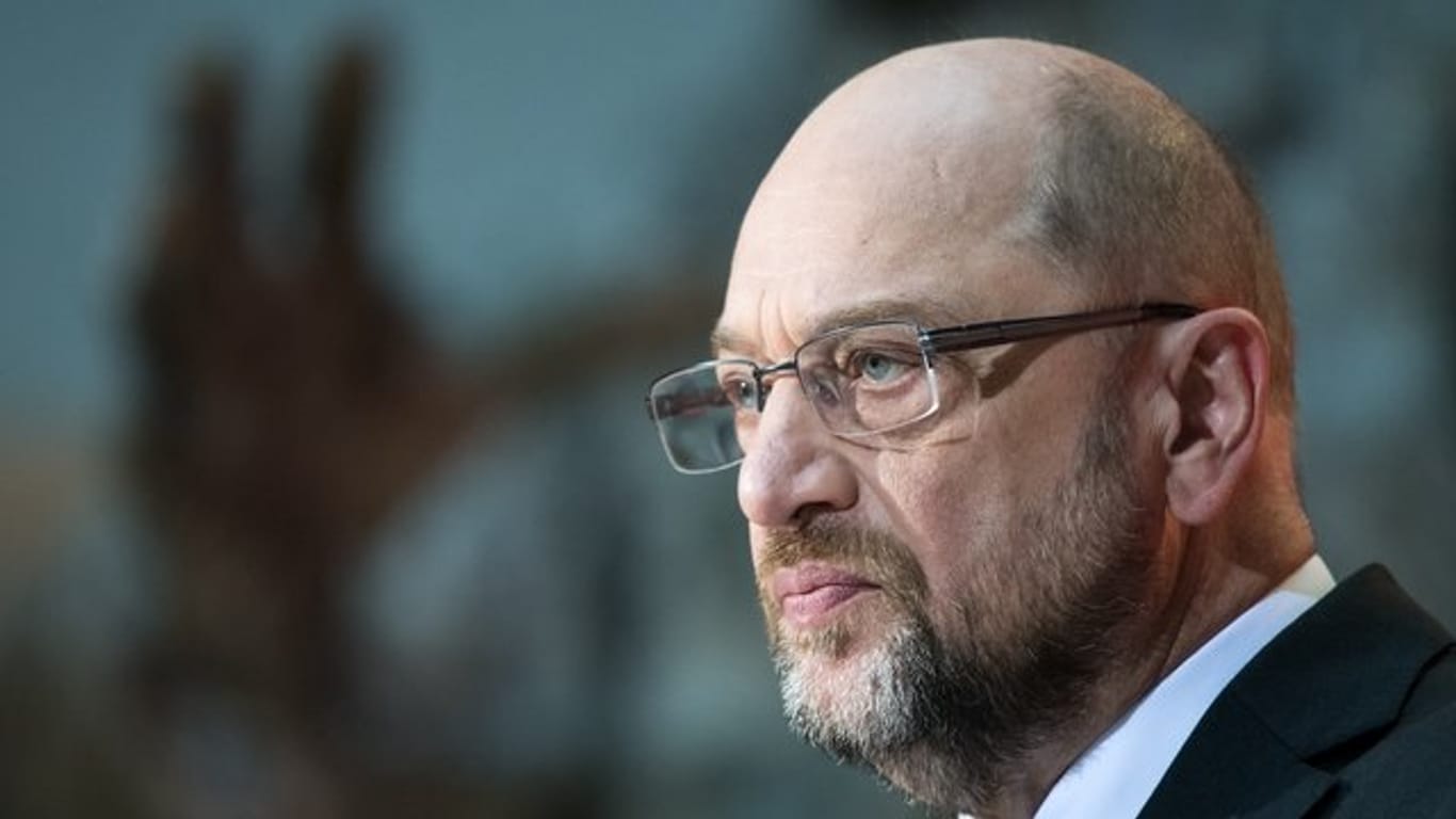 SPD-Chef Martin Schulz im Willy-Brandt-Haus in Berlin.