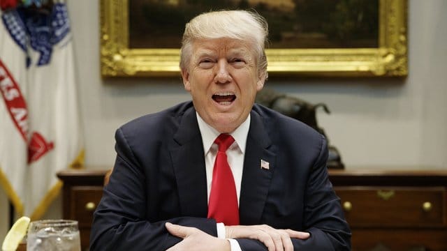 US-Präsident Donald Trump im Weißen Haus in Washington.