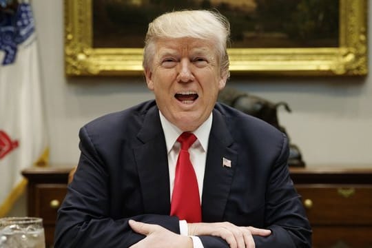 US-Präsident Donald Trump im Weißen Haus in Washington.