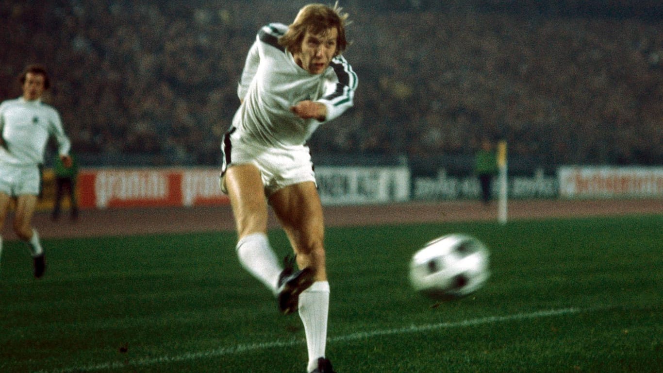 Henning Jensen 1975 im Trikot von Borussia Mönchengladbach