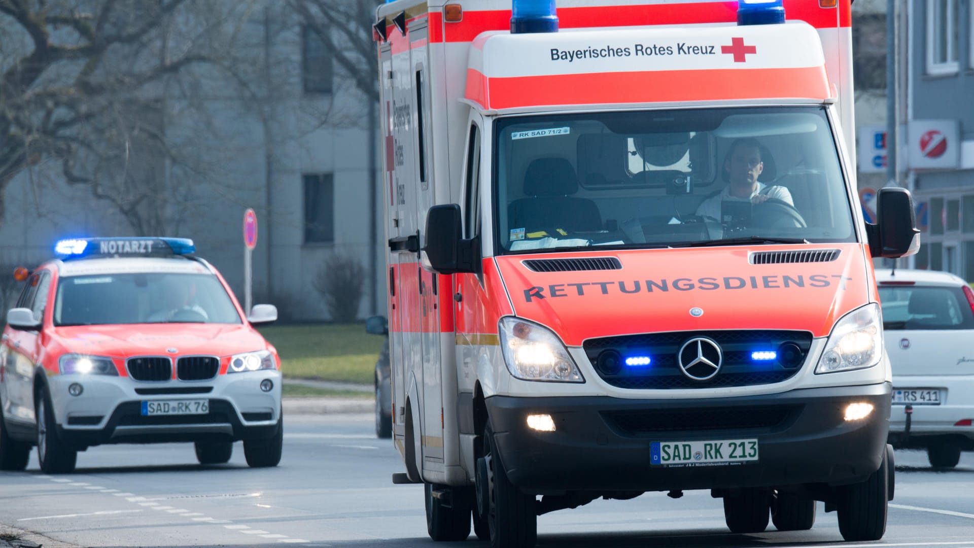 Krankenwagen und Notarzt