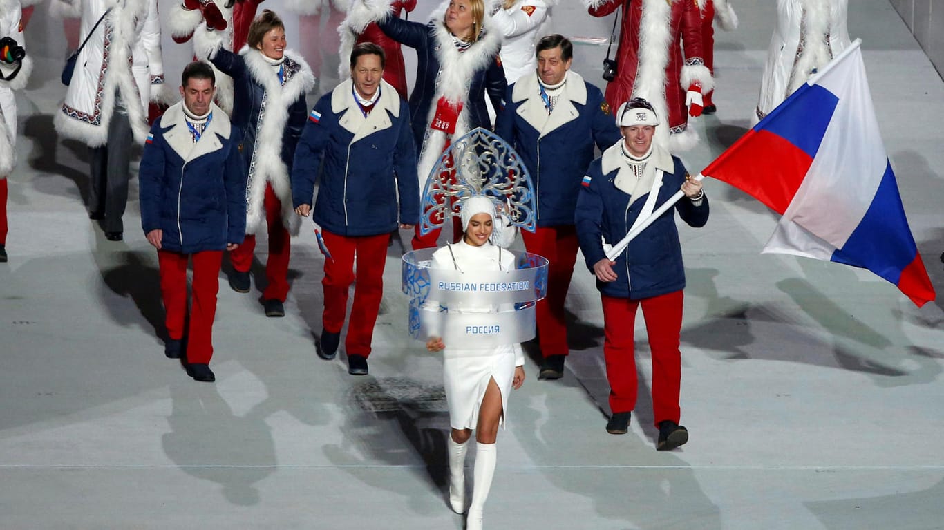 Anders als hier bei den Olympischen Winterspielen 2014 in Sotschi, wird es kommendes Jahr in Pyeongchang kein russisches Team geben.