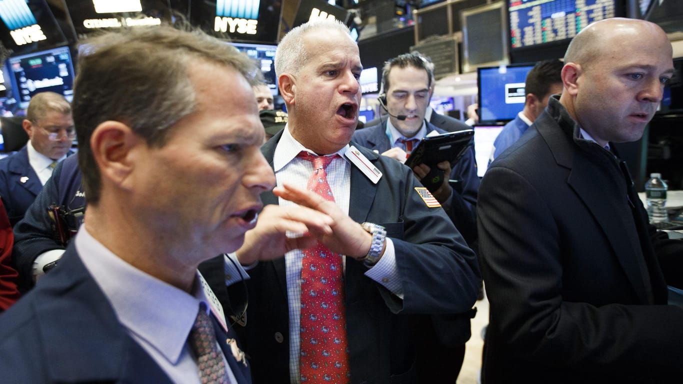 Aktienhändler an der Börse in New York: Ist die Party an den Finanzmärkten bald vorbei?