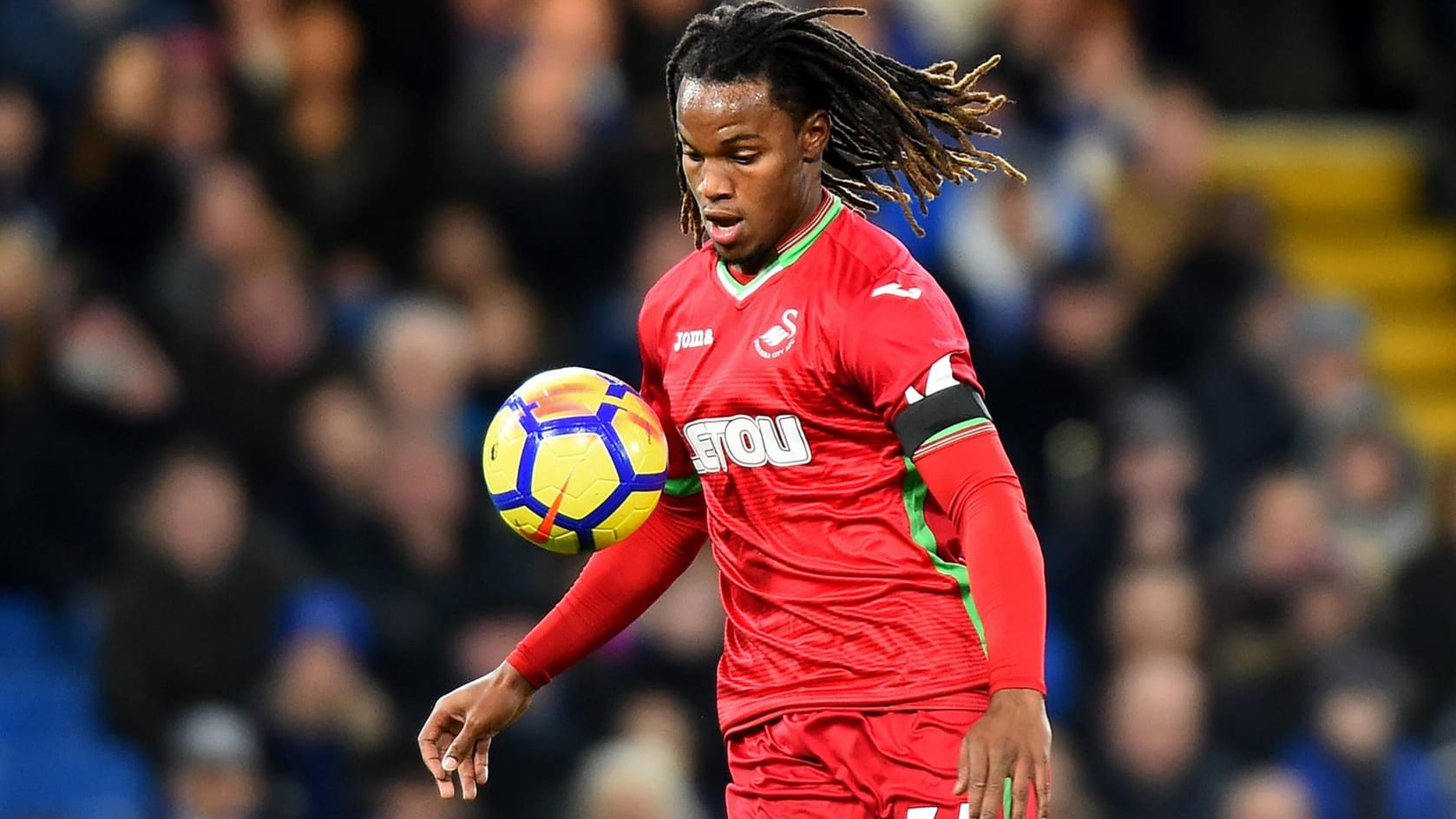 Renato Sanches, hier beim 0:1 beim FC Chelsea. Der Portugiese ist mit seinem Klub Letzter in der Premier League.