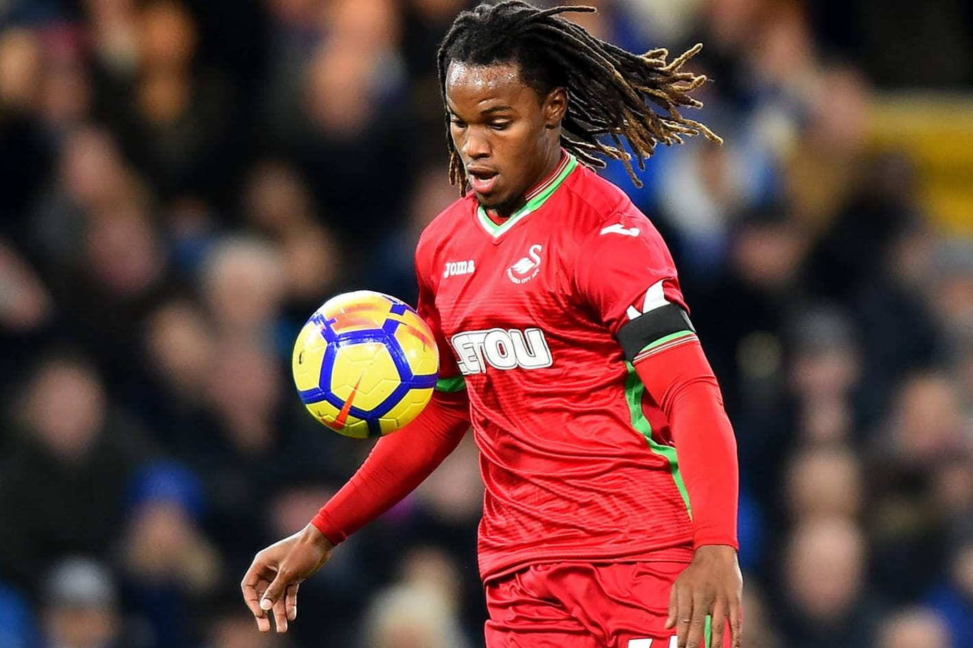 Renato Sanches, hier beim 0:1 beim FC Chelsea. Der Portugiese ist mit seinem Klub Letzter in der Premier League.