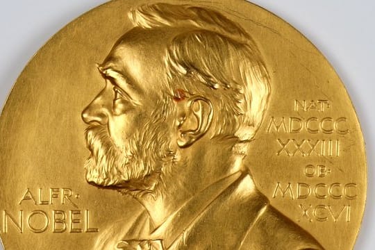 Die nach Angaben des Deutschen Literaturarchivs in Marbach echte Nobelpreismedaille von Theodor Mommsen.