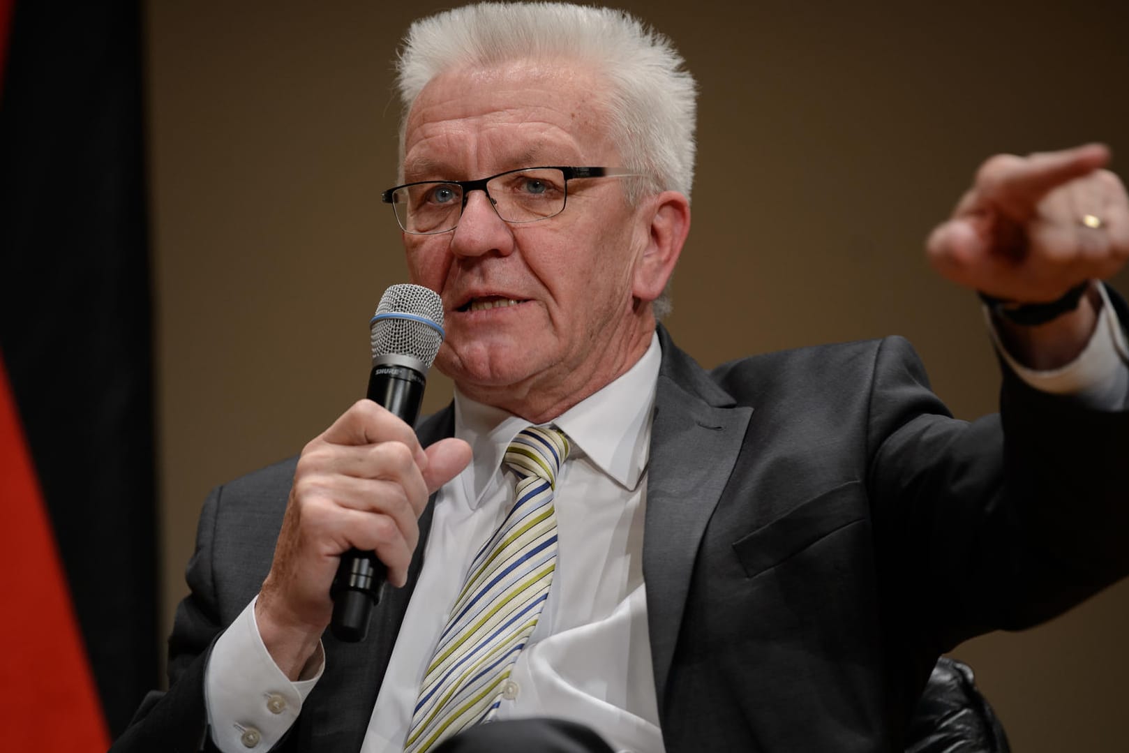 Ministerpräsident Winfried Kretschmann (Grüne) glaubt, dass die FDP ihr "Nein" zu Jamaika noch revidieren würde.