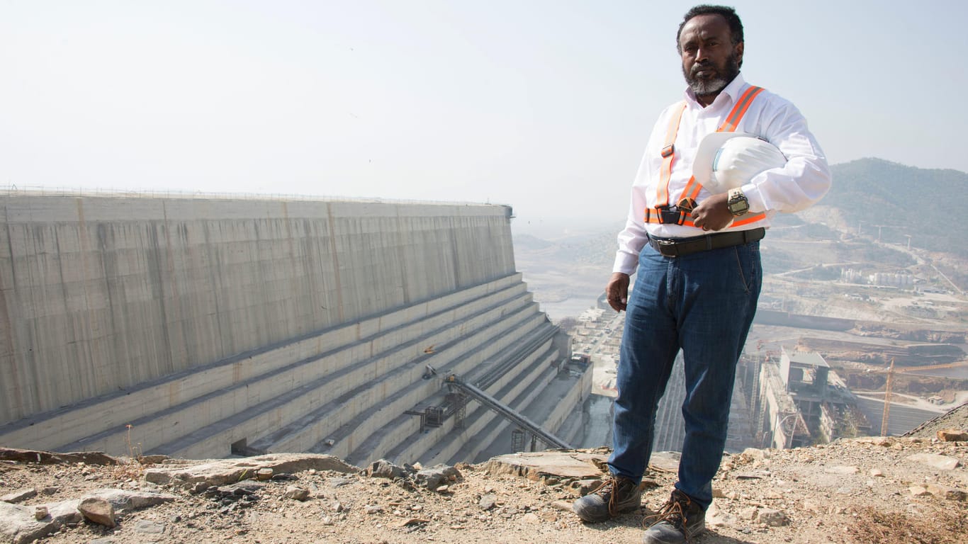 Semegnew Bekele ist der Projektleiter des Grand Ethiopian Renaissance Dam.