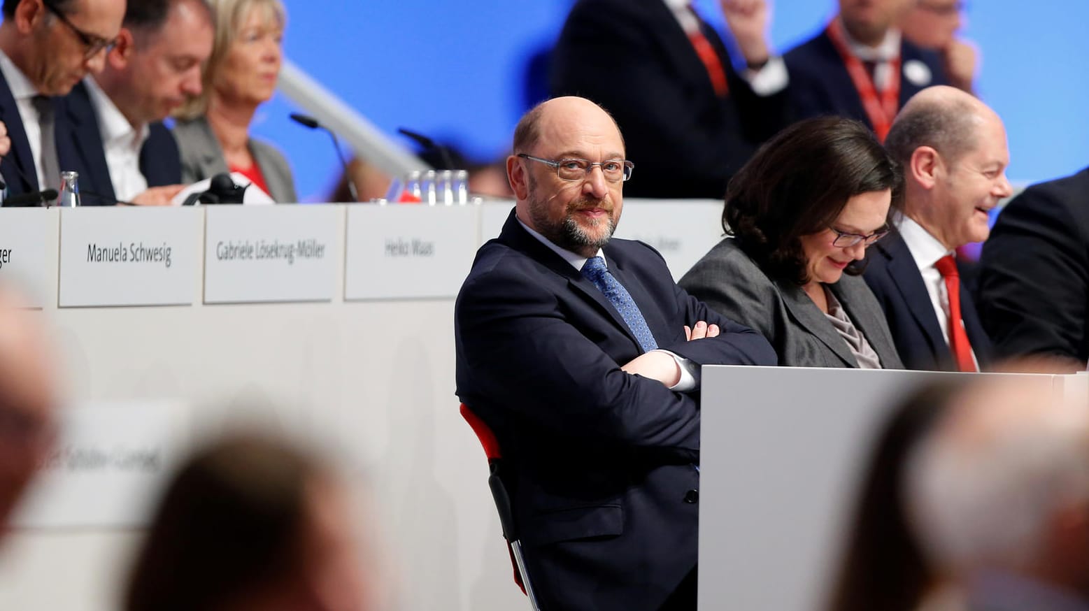 SPD-Chef Martin Schulz: Hielt beim Parteitag eine leidenschaftliche Rede. Doch der Applaus blieb zurückhaltend.