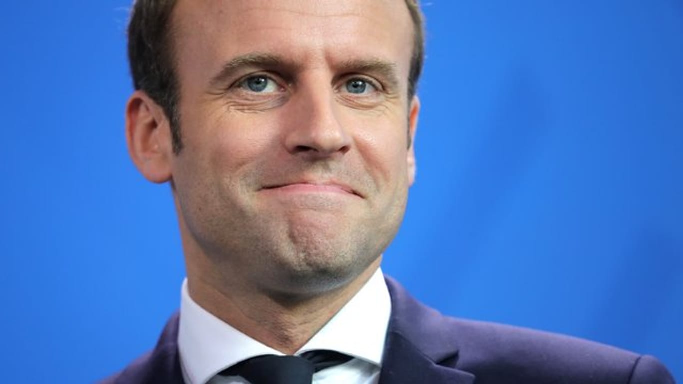 Macron wird für seine besonderen Verdienste um Europa mit dem Karlspreis 2018 ausgezeichnet.
