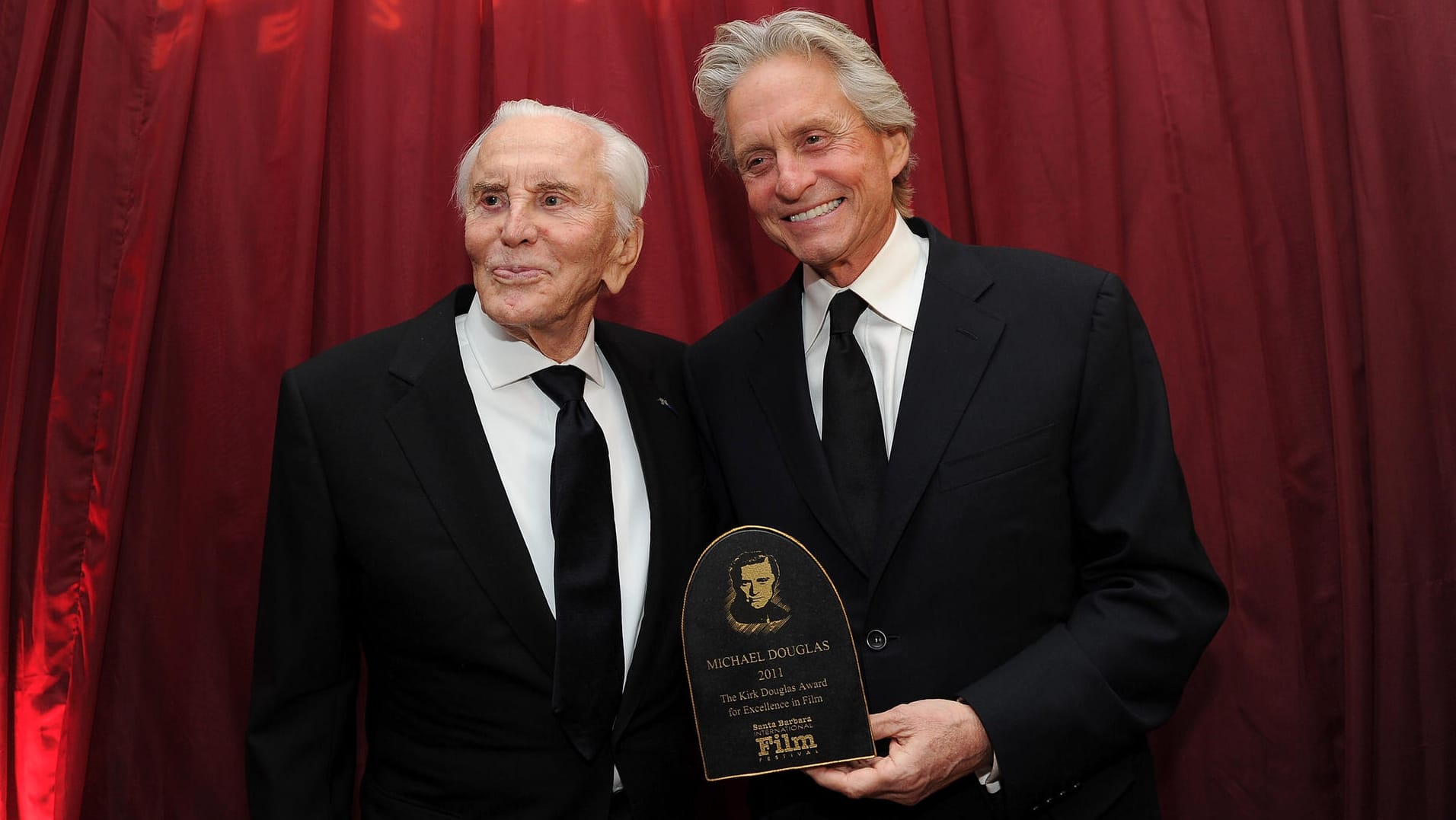 Kirk Douglas und sein Sohn Michael standen natürlich auch schon gemeinsam vor der Kamera.