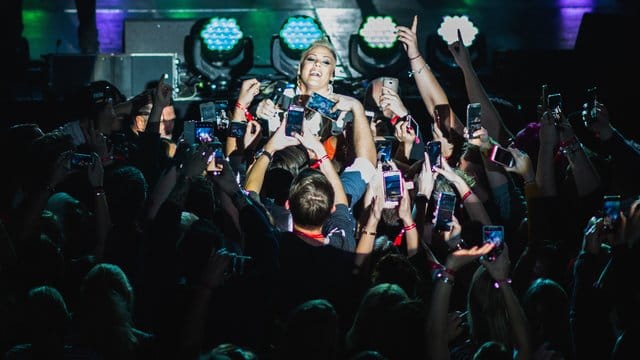 Ganz nah dran: Pink in Berlin.