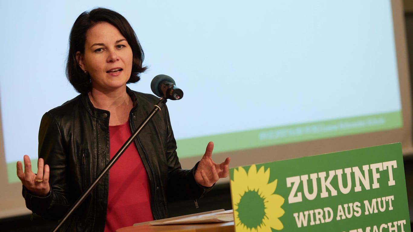 Die Bundestagsabgeordnete Annalena Baerbock Grüne Hamburg