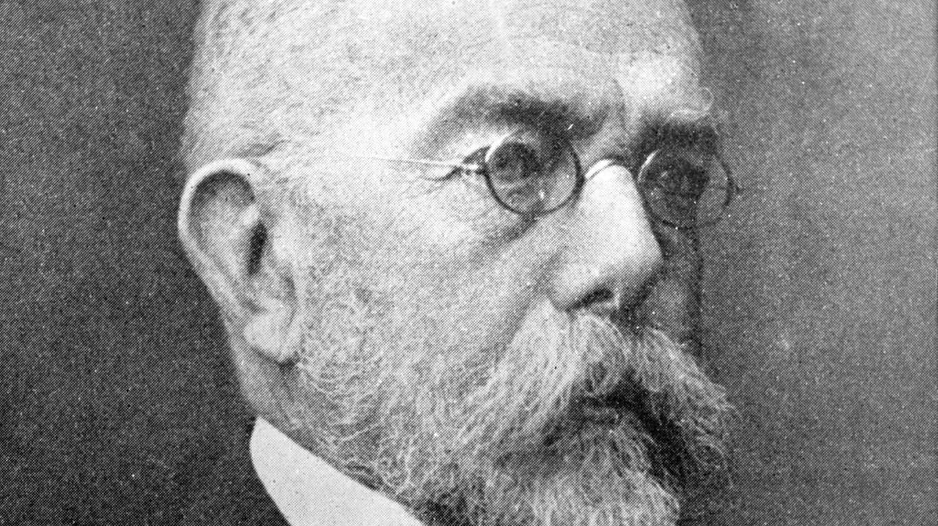Der deutsche Bakteriologe Robert Koch entdeckte vor 120 Jahren das Tuberkulosebakterium und ein Jahr später den Erreger der Cholera.