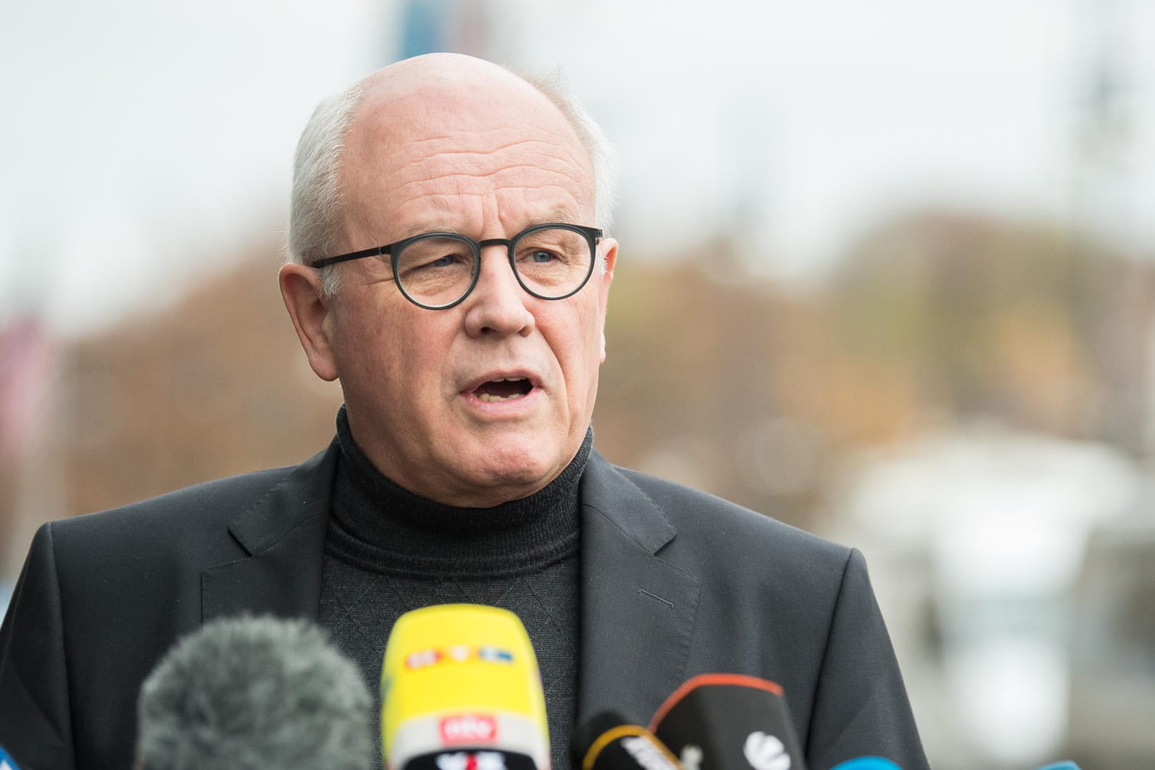 Der Vorsitzende der CDU/CSU-Bundestagsfraktion, Volker Kauder