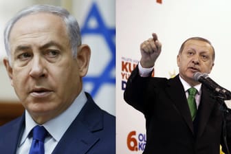 Der Jerusalem-Streit eskaliert auch auf dem internationalen Parkett: Benjamin Netanjahu und Recep Tayyip Erdogan liefern sich ein heftiges Wortgefecht.