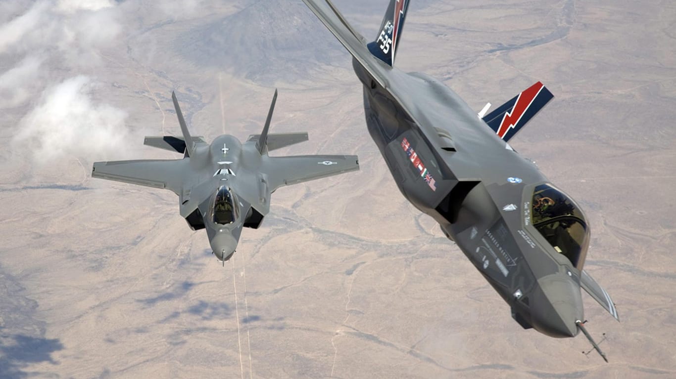 F-35 Kampfflugzeuge des Unternehmens Lockheed Martin: Die weltgrößte Waffenschmiede wächst.