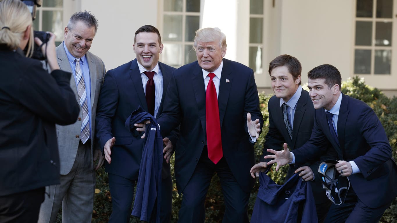 Donald Trump mit Studenten im Weißen Haus: Bericht liefert Einblicke in den Alltag des Präsidenten