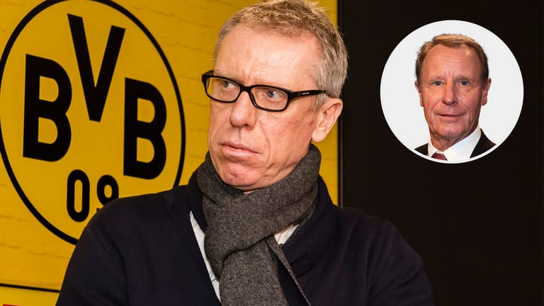 Berti Vogts ist sich sicher, dass Peter Stöger den BVB noch in die Champions League führt.