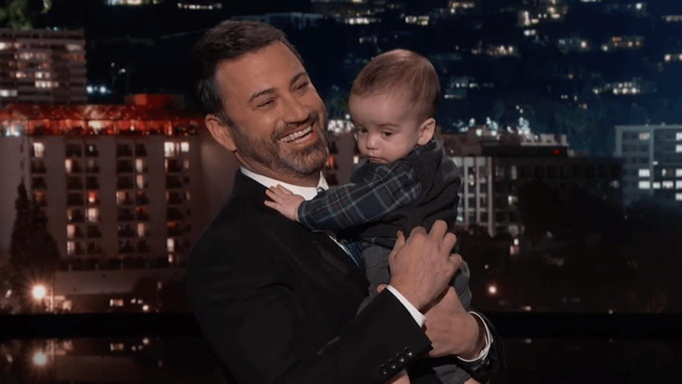 US-Moderator Jimmy Kimmel: Mit seinem herzkranken Sohn trat er jetzt im Fernsehen auf.