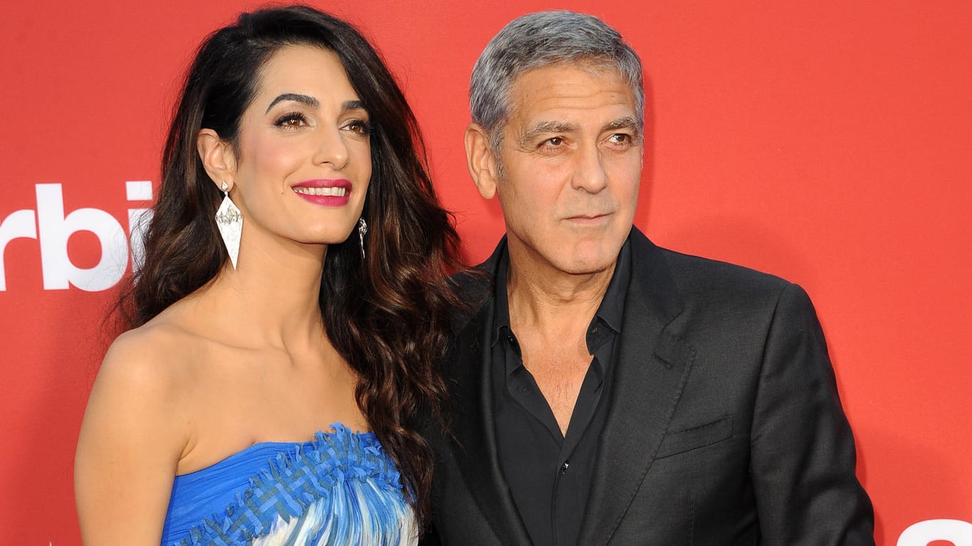 Amal Clooney und George Clooney: Das Paar bekam im Sommer 2017 Zwillinge.