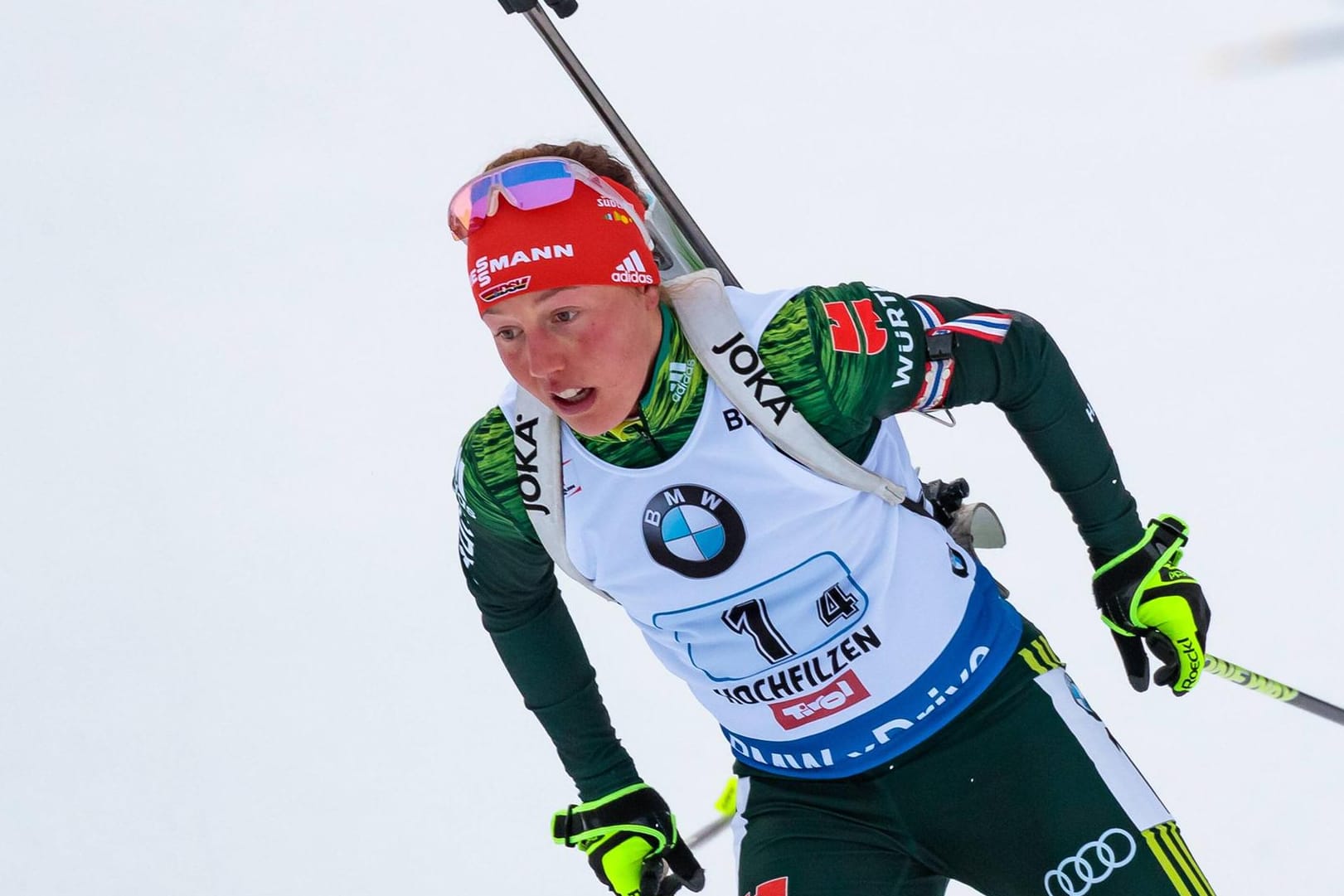 Laura Dahlmeier lief in Annecy auf den zweiten Rang.