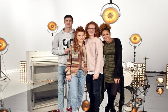 Benedikt Köstler (l-r), Natia Todua, Anna Heimrath und BB Thomaz haben es ins Finale geschafft.