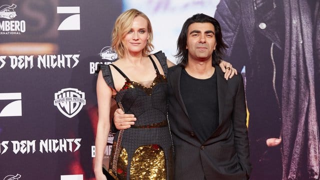 Fatih Akin und Diane Kruger bei der Premiere von "Aus dem Nichts" in Hamburg.