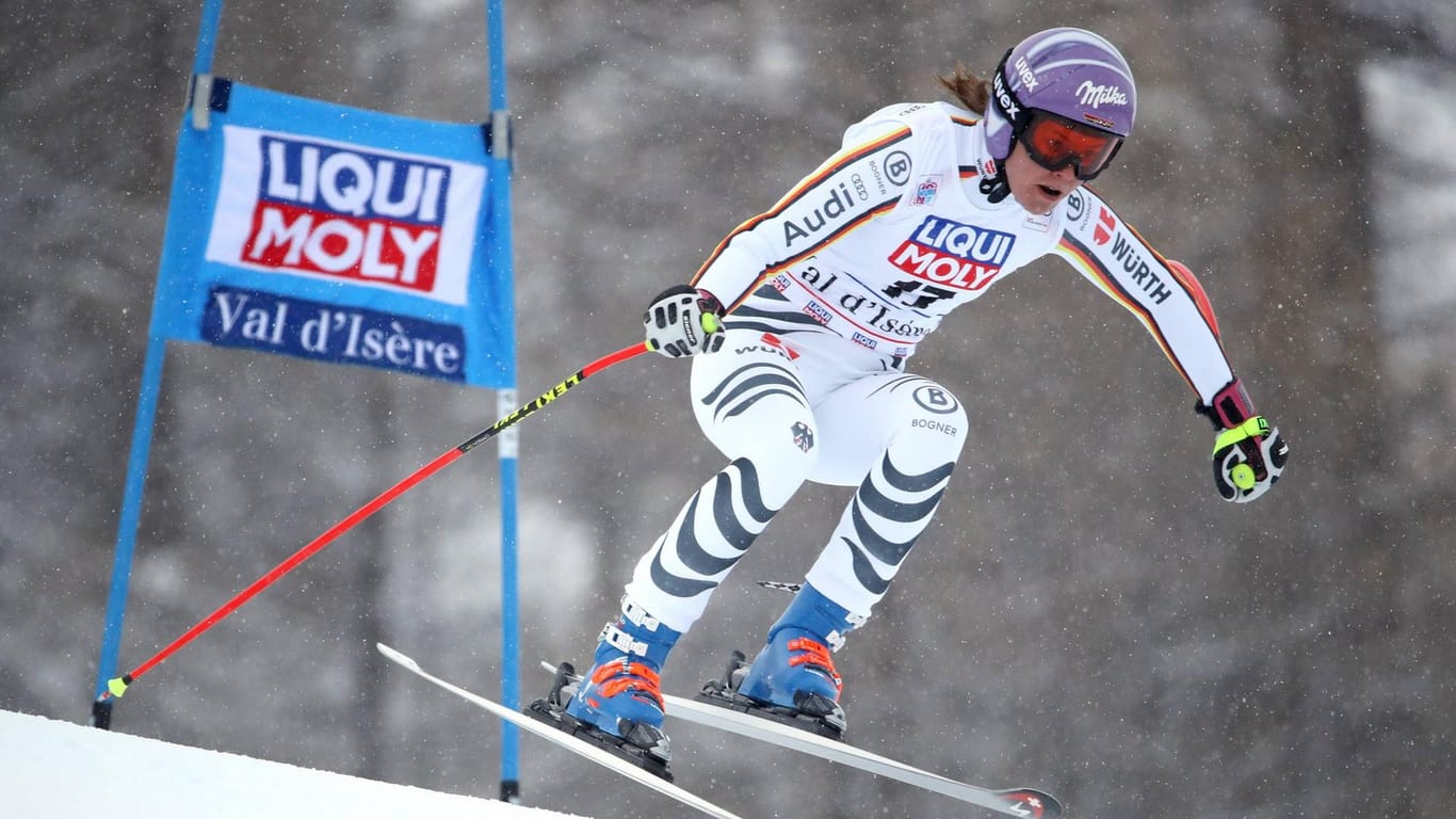 Platz sieben in Val d'Isère: Viktoria Rebensburg unterlief ein schwerer Fahrfehler.