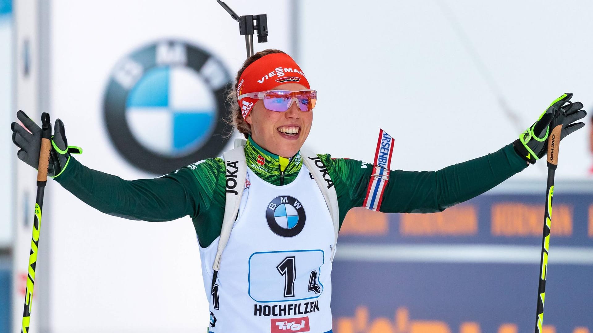 Überragend: Laura Dahlmeier zeigte einen bärenstarken Auftritt in Annecy.