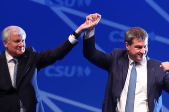 Die neue CSU-Doppelspitze: Horst Seehofer und Markus Söder.