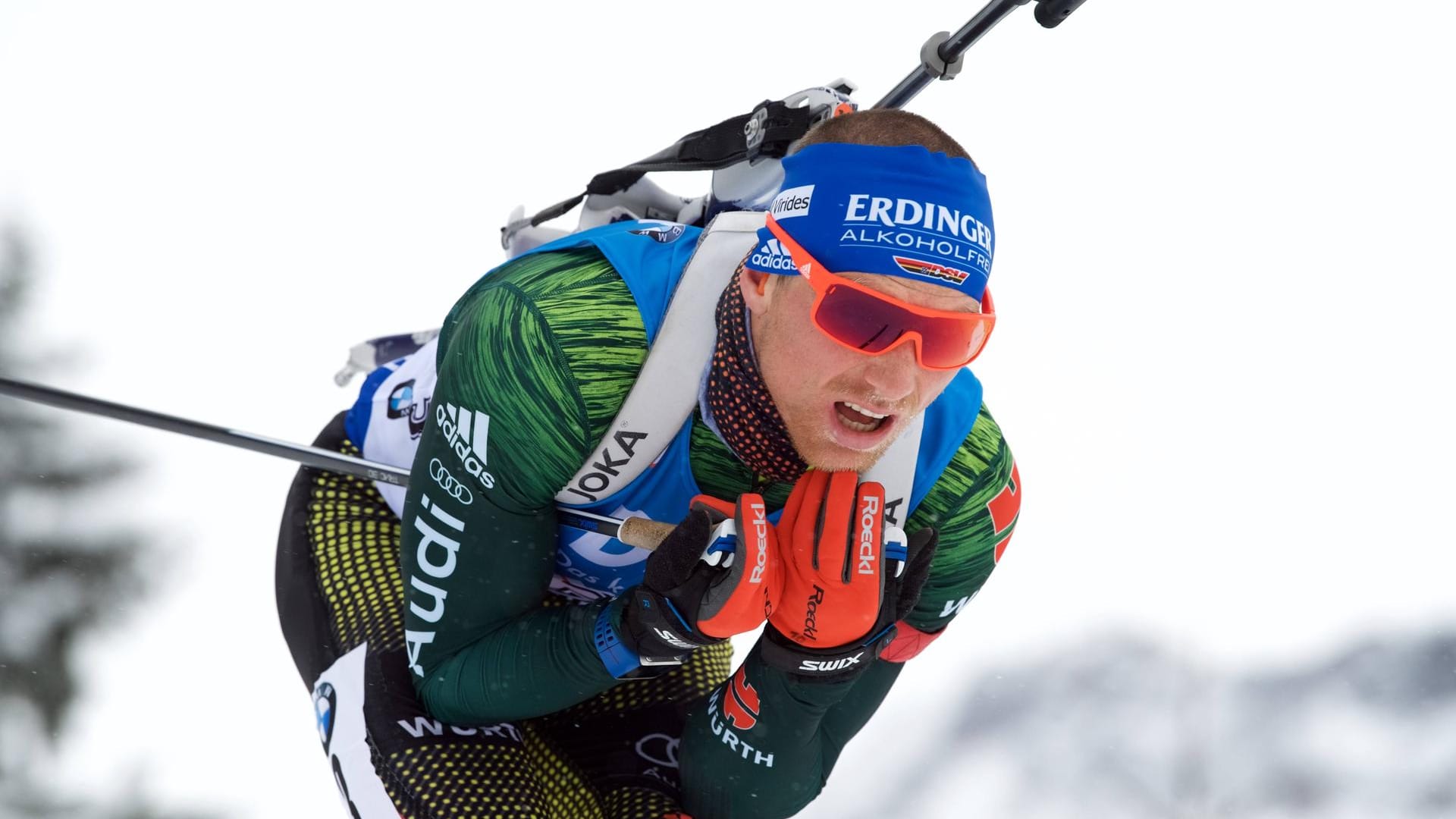 Dritter beim Massenstart in Annecy: Erik Lesser bleibt am Schießstand fehlerfrei.