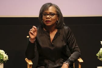 Die Juristin Anita Hill in Beverly Hills bei einer Diskussionsveranstaltung.