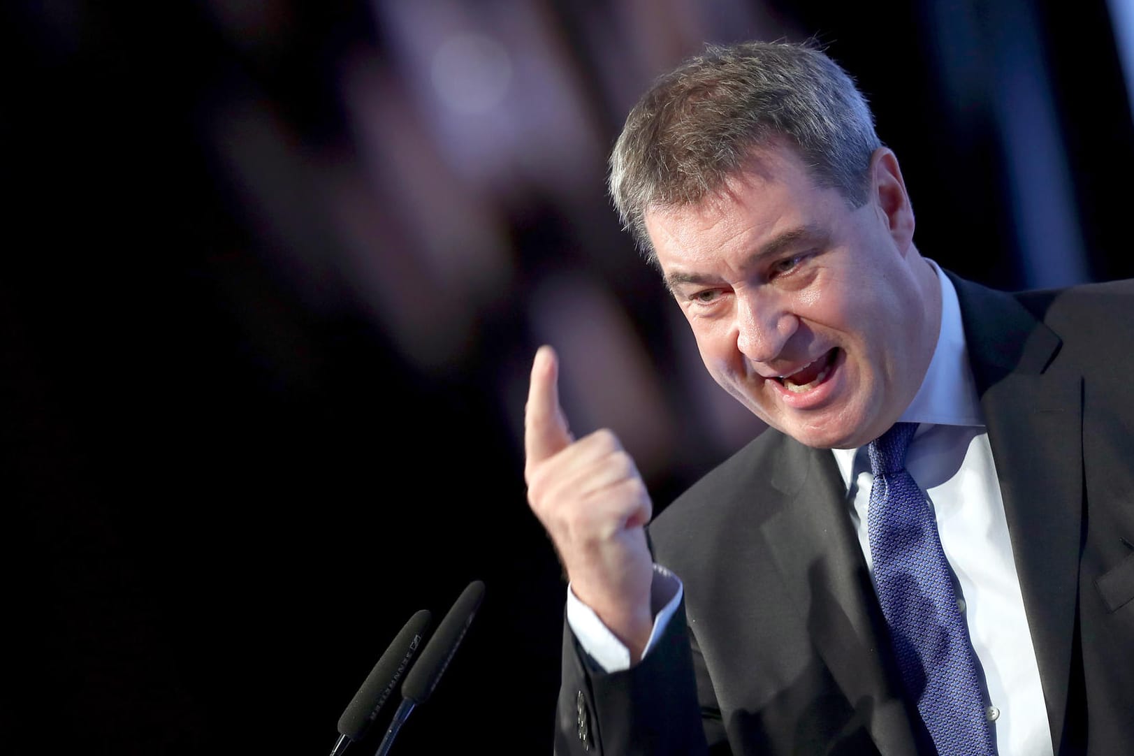 Der künftige bayerische Ministerpräsident Söder: Schlug schon Töne an, die sonst in Deutschland unüblich sind.