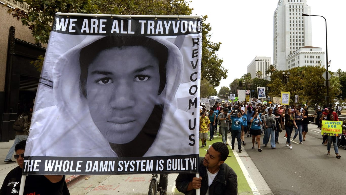 Der gewaltsame Tod von Trayvon Martin löste in den USA massive Proteste aus.