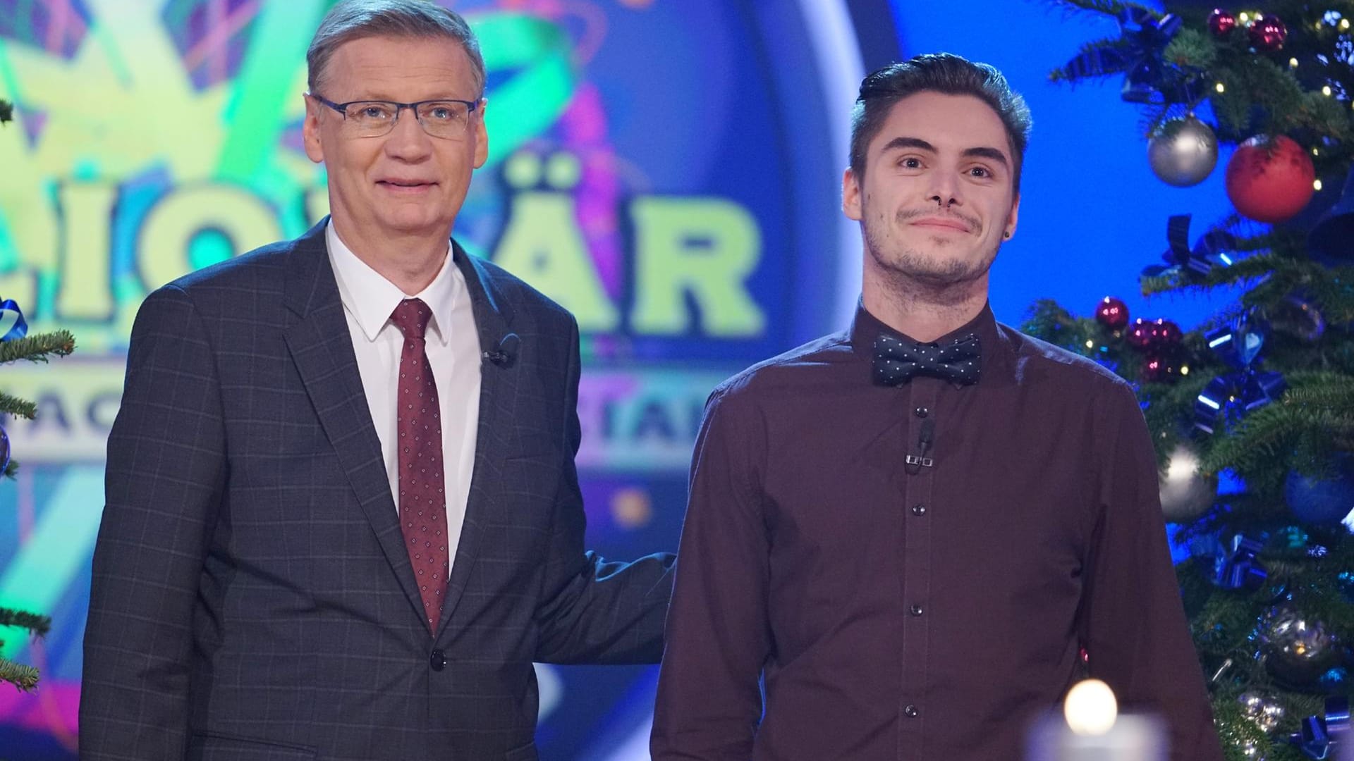 Günther Jauch und Robert Nimmrich: Der Moderator hatte viele Joker für den Kandidaten im Gepäck.