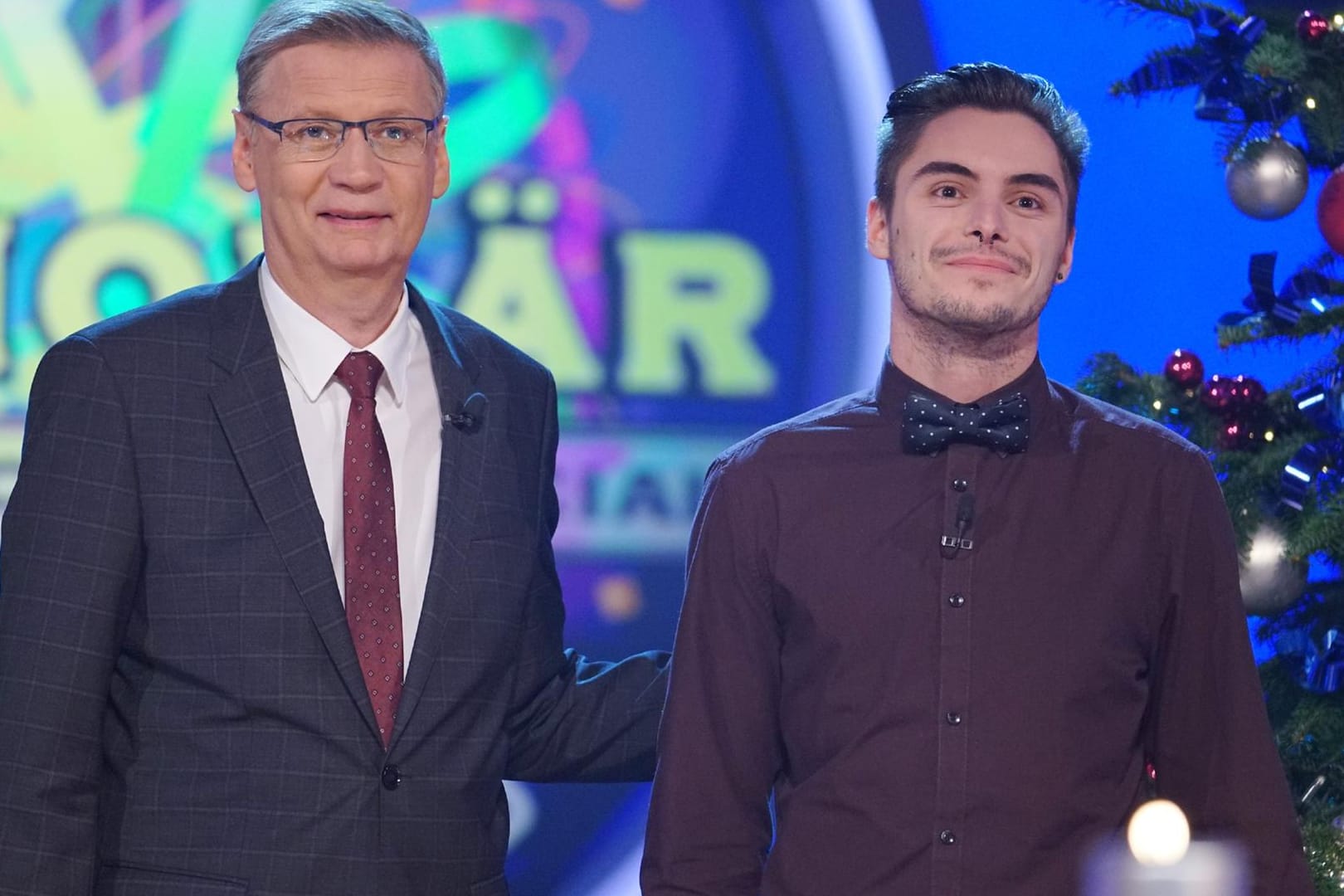 Günther Jauch und Robert Nimmrich: Der Moderator hatte viele Joker für den Kandidaten im Gepäck.