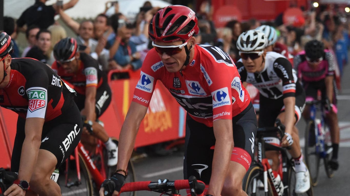 Schuldig oder nicht schuldig? Christopher Froome wurde während seines Vuelta-Sieges positiv auf Doping getestet.