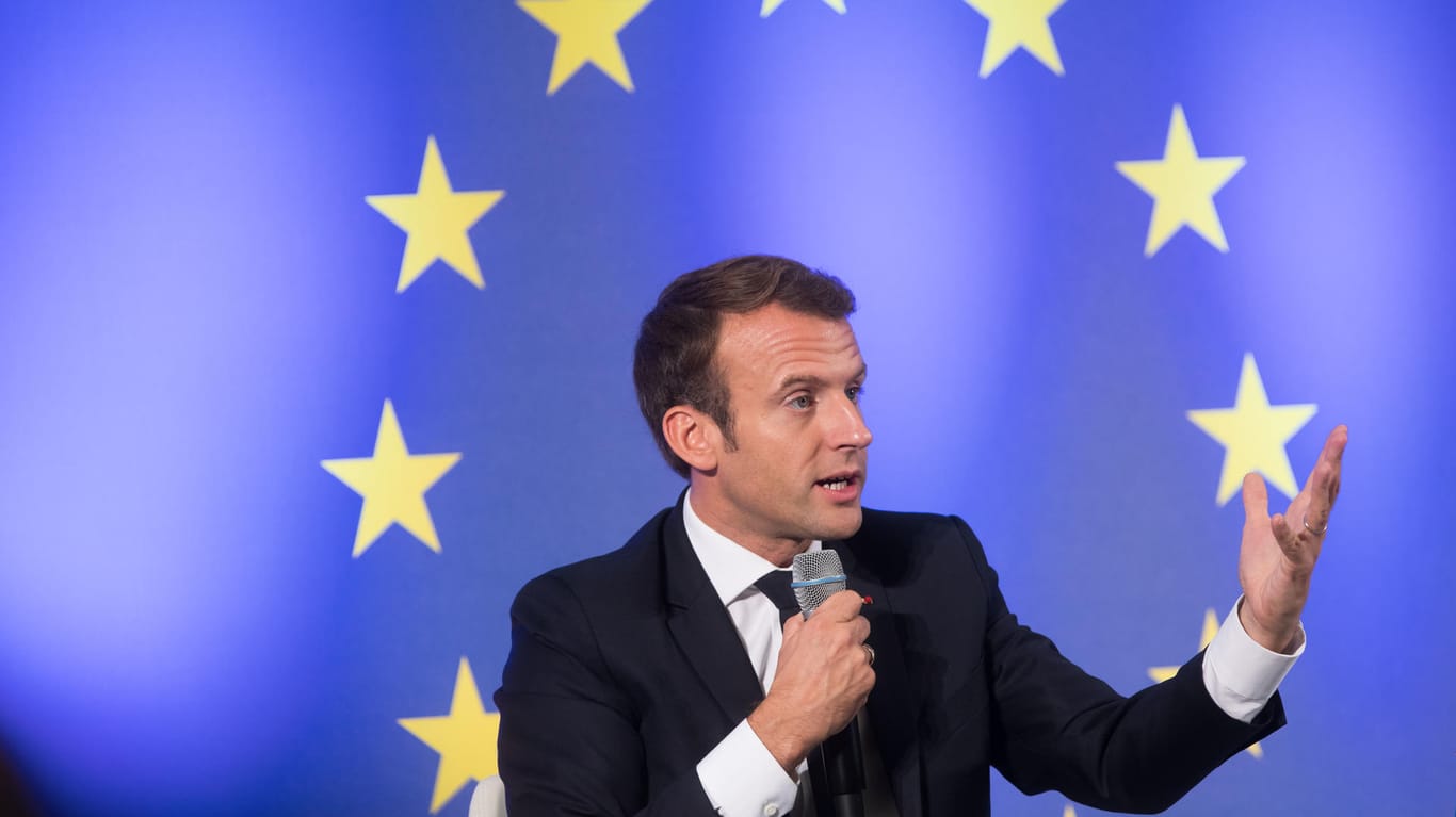 Emmanuel Macron: Die Vorschläge des französischen Präsidenten zur Lösung der wirtschaftlichen Krise der EU findet t-online.de-Autor Daniel Stelter kritisch.