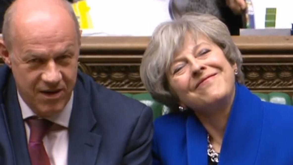 Theresa May und Damian Green: Durch jahrzehntelange Freundschaft verbunden. Theresa May und Damian Green: Durch jahrzehntelange Freundschaft verbunden.
