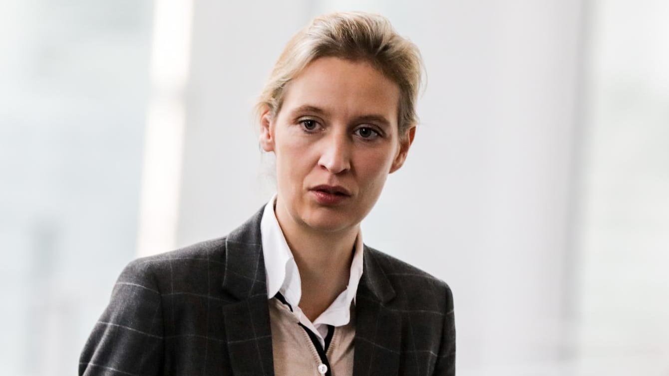 Die AfD-Fraktionsvorsitzende Alice Weidel sieht ihre Partei als "einzige christliche Partei".