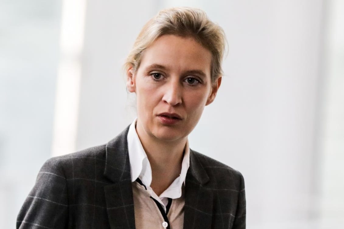 Die AfD-Fraktionsvorsitzende Alice Weidel sieht ihre Partei als "einzige christliche Partei".