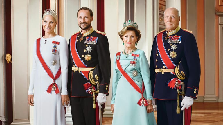 Prinzessin Mette-Marit, Kronprinz Haakon, Königin Sonja und König Harald V.: Sie alle stehen im nächsten Jahr einmal im Mittelpunkt.